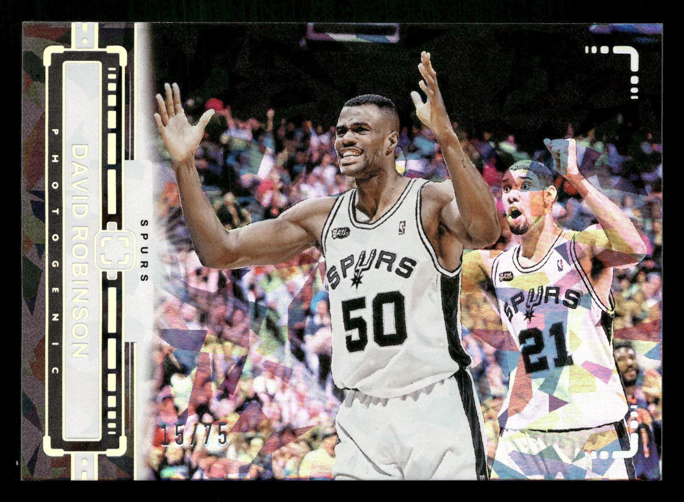2023-24 Panini PhotoGenic Basketball #141 David Robinson Diamond #/75
