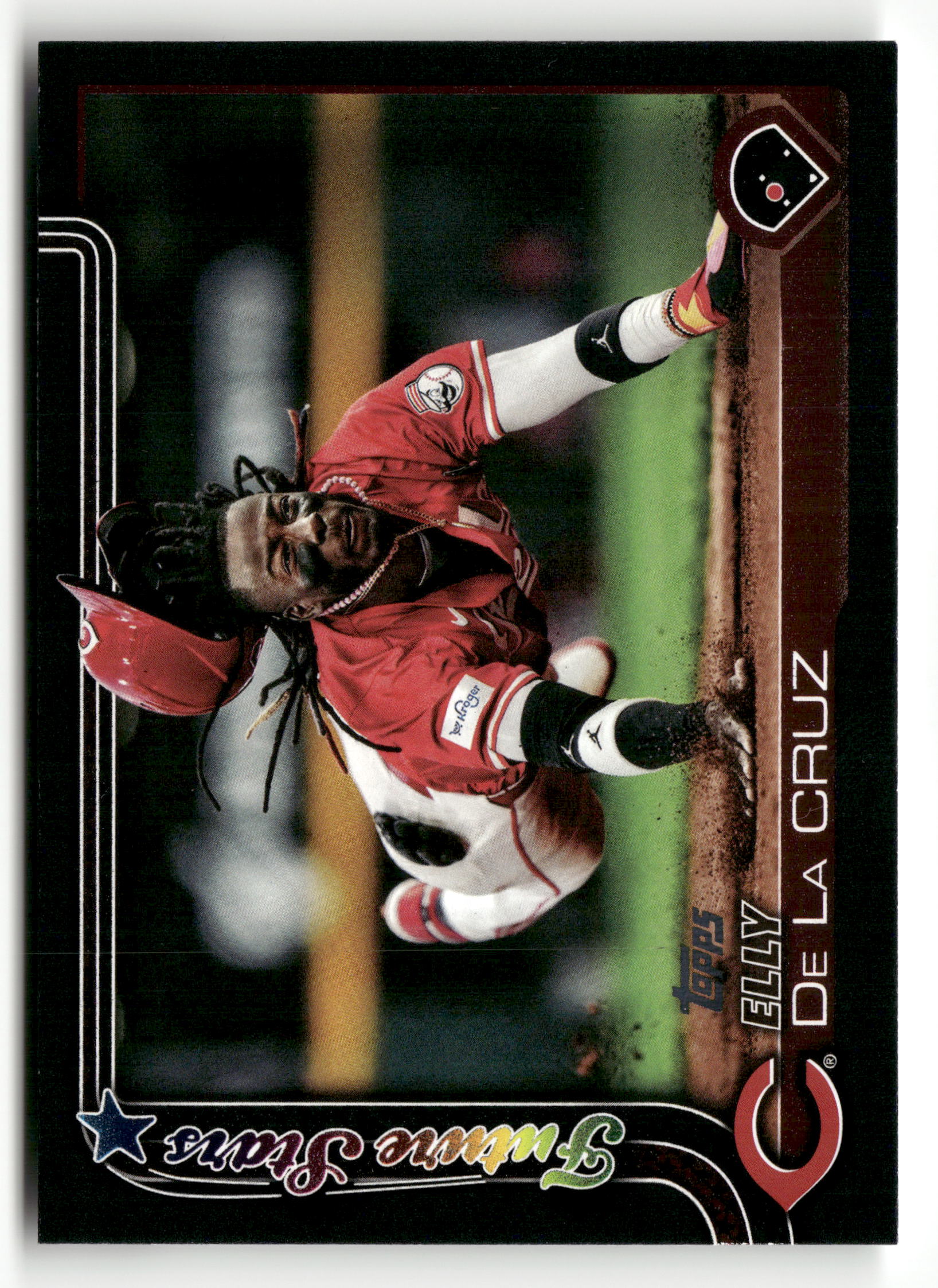 2025 Topps #150 Elly De La Cruz Black #/74