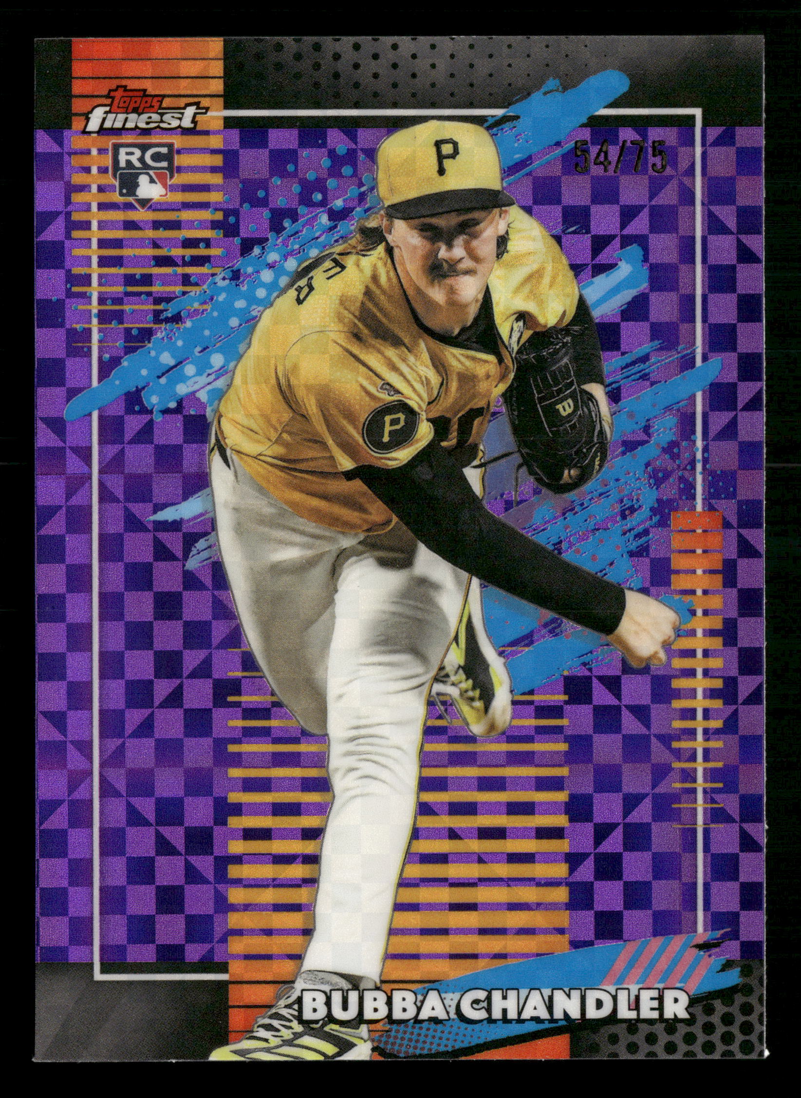 2026 Finest #182 Bubba Chandler Purple X-Fractors #/75
