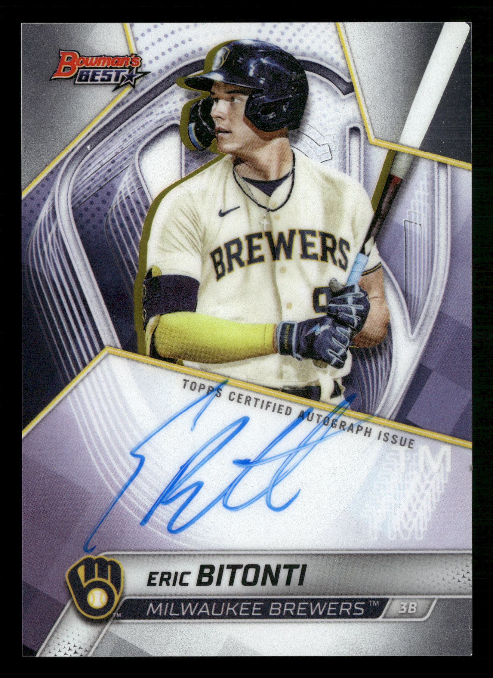 2025 Bowman's Best #B25-EBI Eric Bitonti Best of 2025 Autographs
