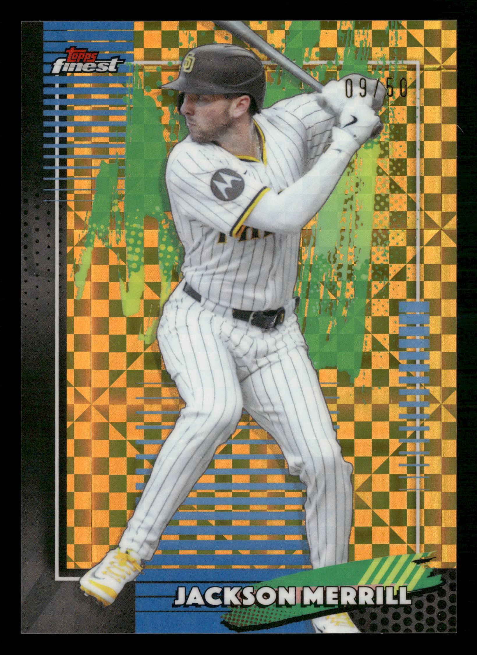 2026 Finest #70 Jackson Merrill Gold X-Fractors #/50