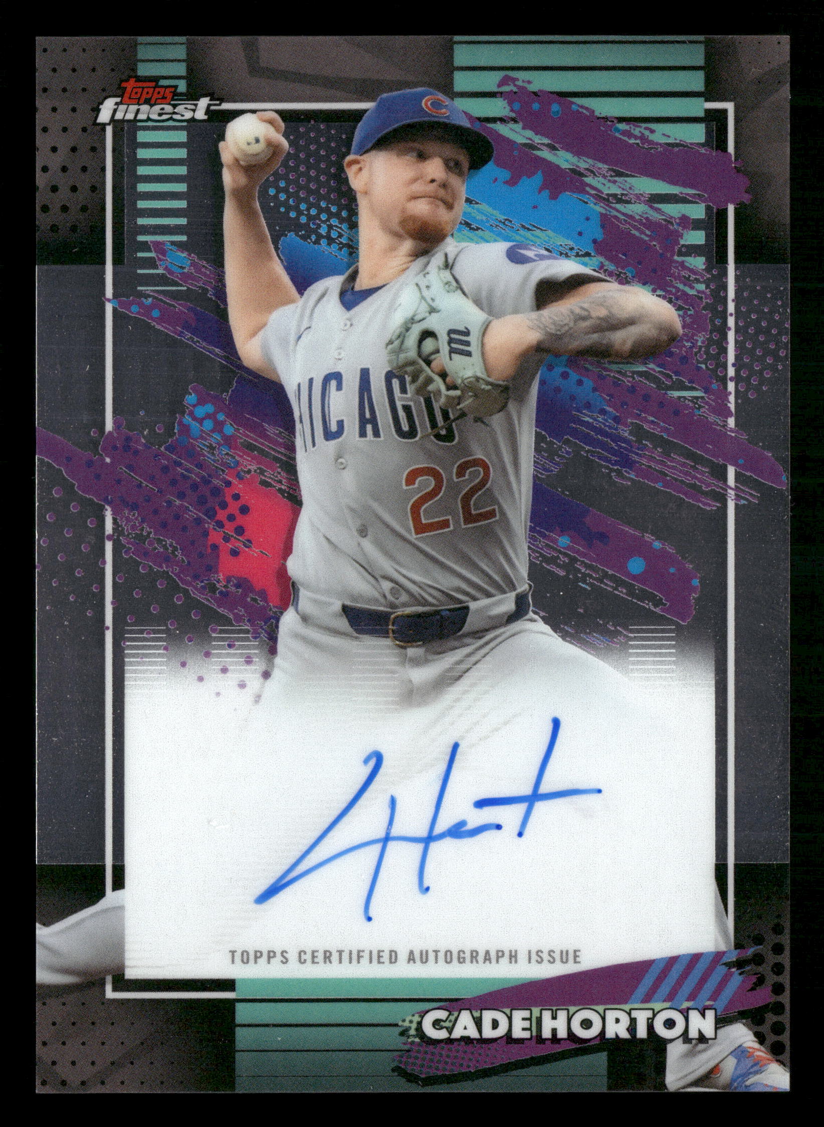 2026 Finest #FA-CH Cade Horton Finest Autographs