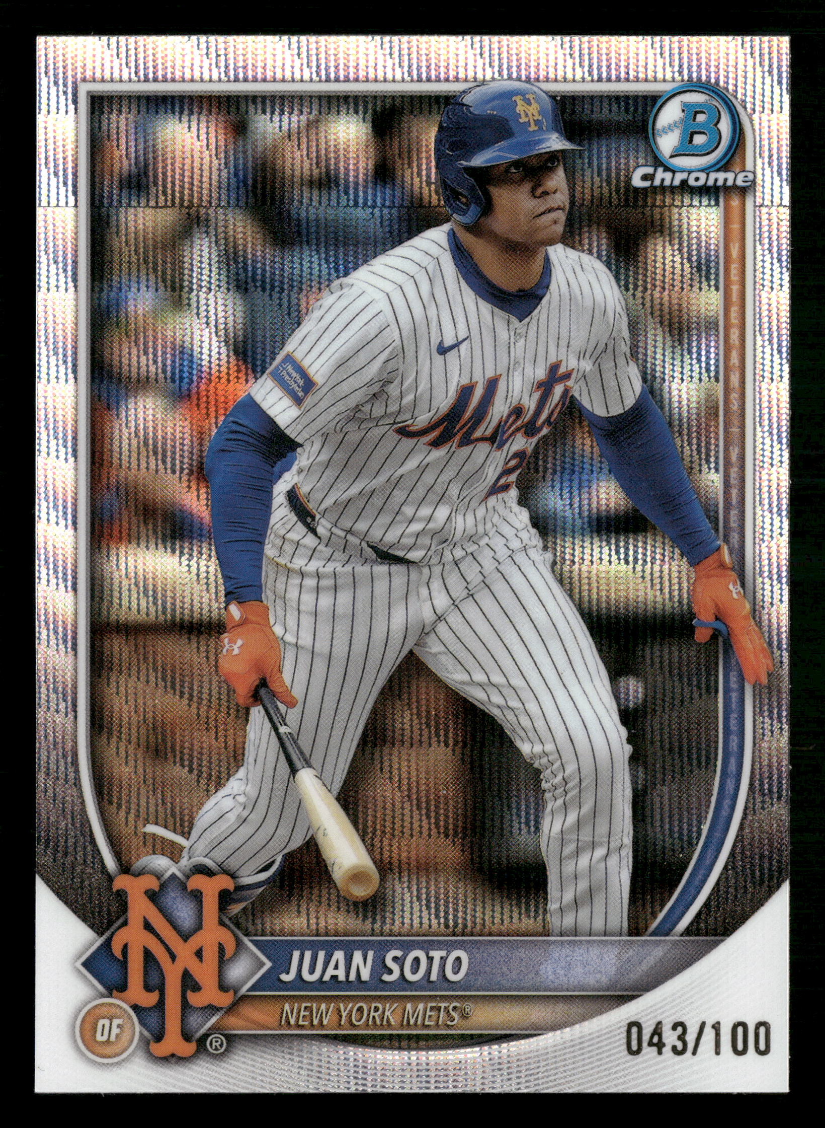 2025 Bowman Chrome #22 Juan Soto Wave #/100