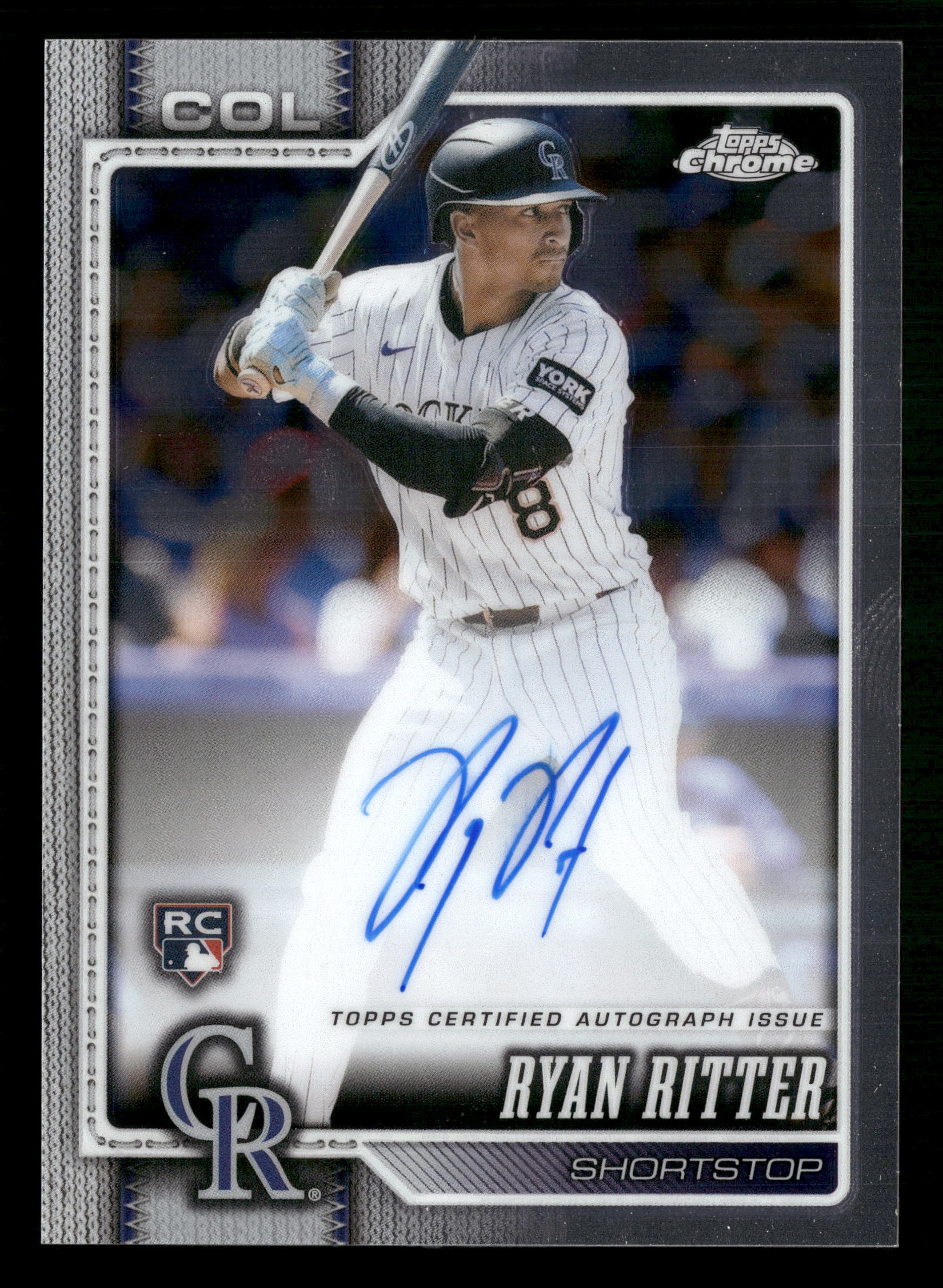 2026 Topps Chrome #RA-RRI Ryan Ritter Rookie Autographs