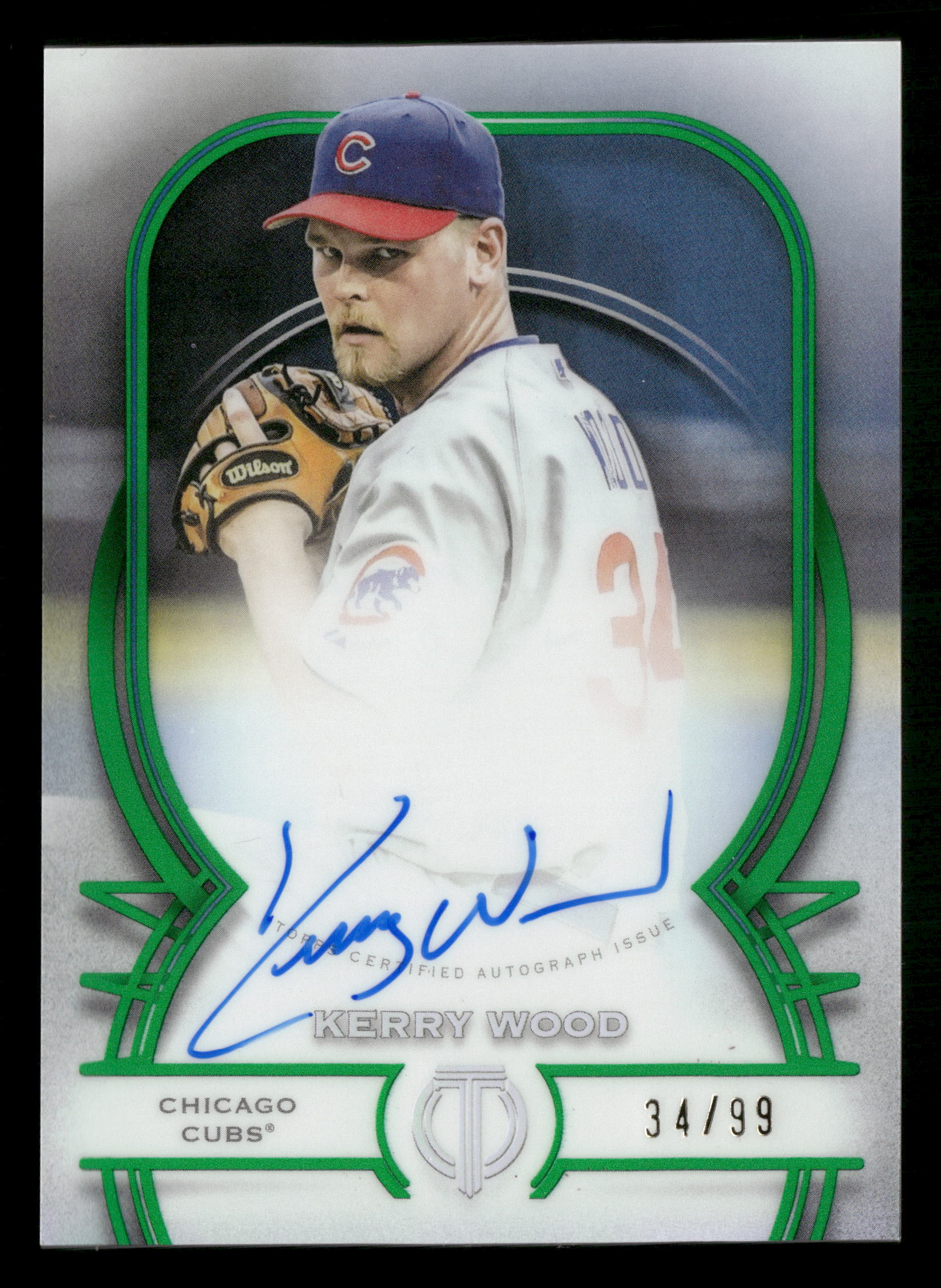 2026 Topps Tribute #TA-KW Kerry Wood Tribute Autographs Green #/99