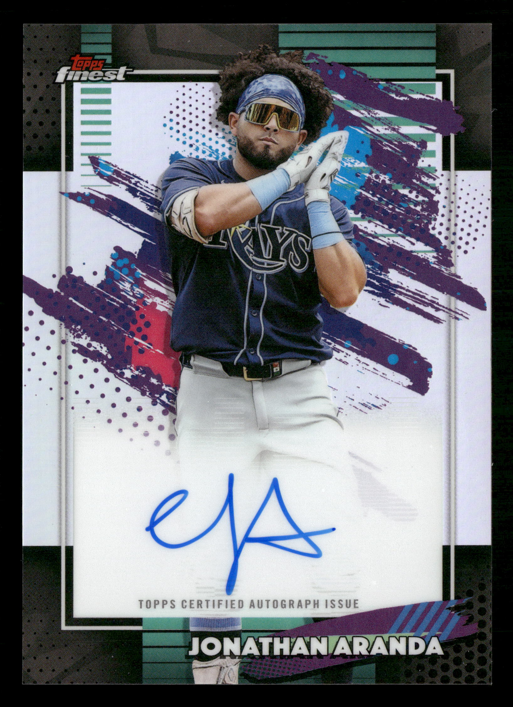 2026 Finest #FA-JA Jonathan Aranda Finest Autographs Refractors