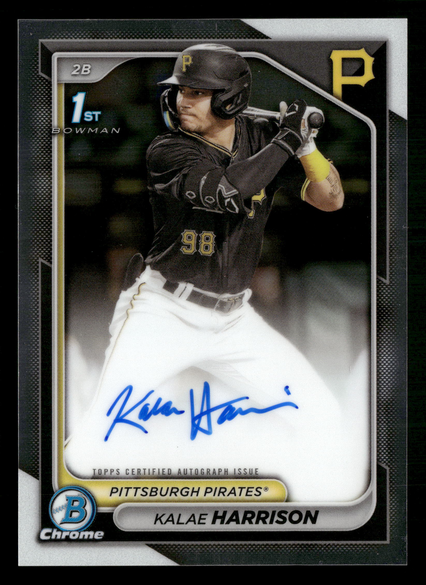 2024 Bowman Chrome #CPA-KH Kalae Harrison Prospect Autographs