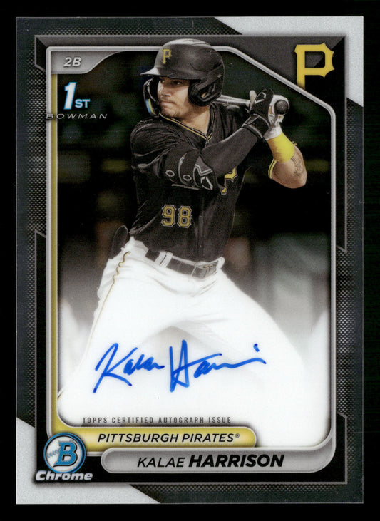 2024 Bowman Chrome #CPA-KH Kalae Harrison Prospect Autographs