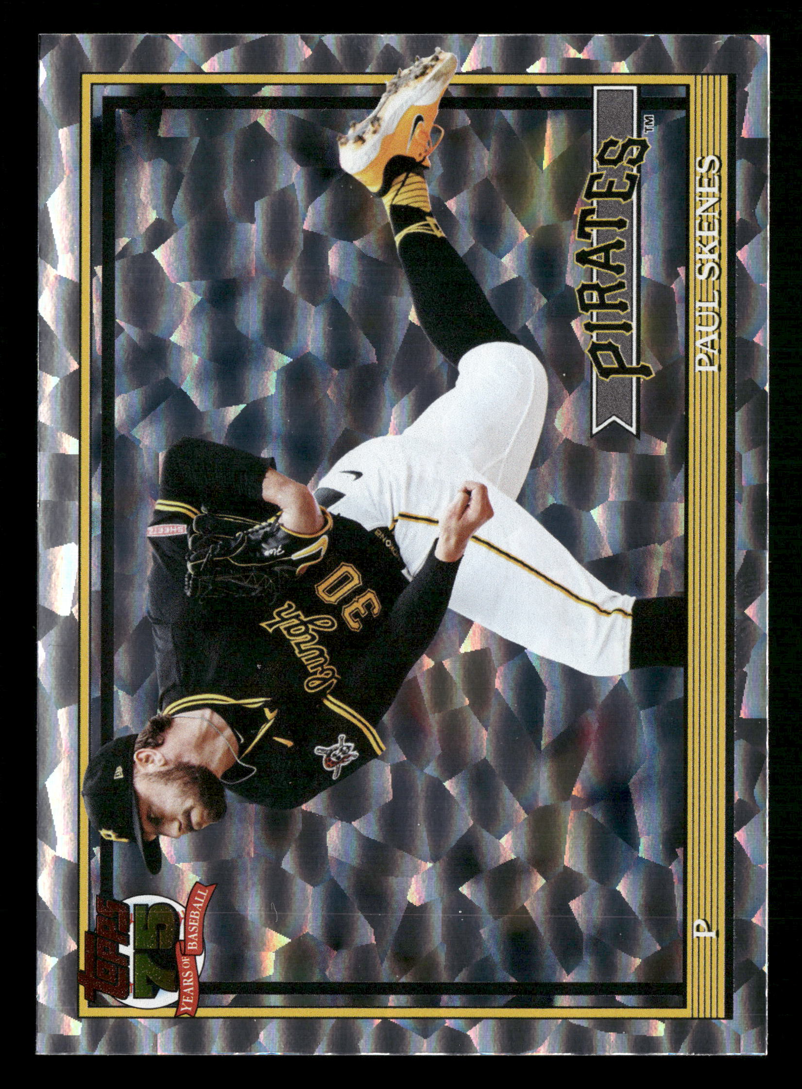 2026 Topps #T91-50 Paul Skenes 1991 35th Anniversary Crackle Foil (Series One)
