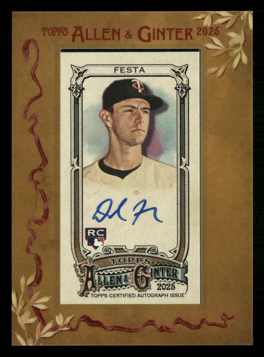 2025 Topps Allen & Ginter #MA-DF David Festa Framed Mini Baseball Autographs
