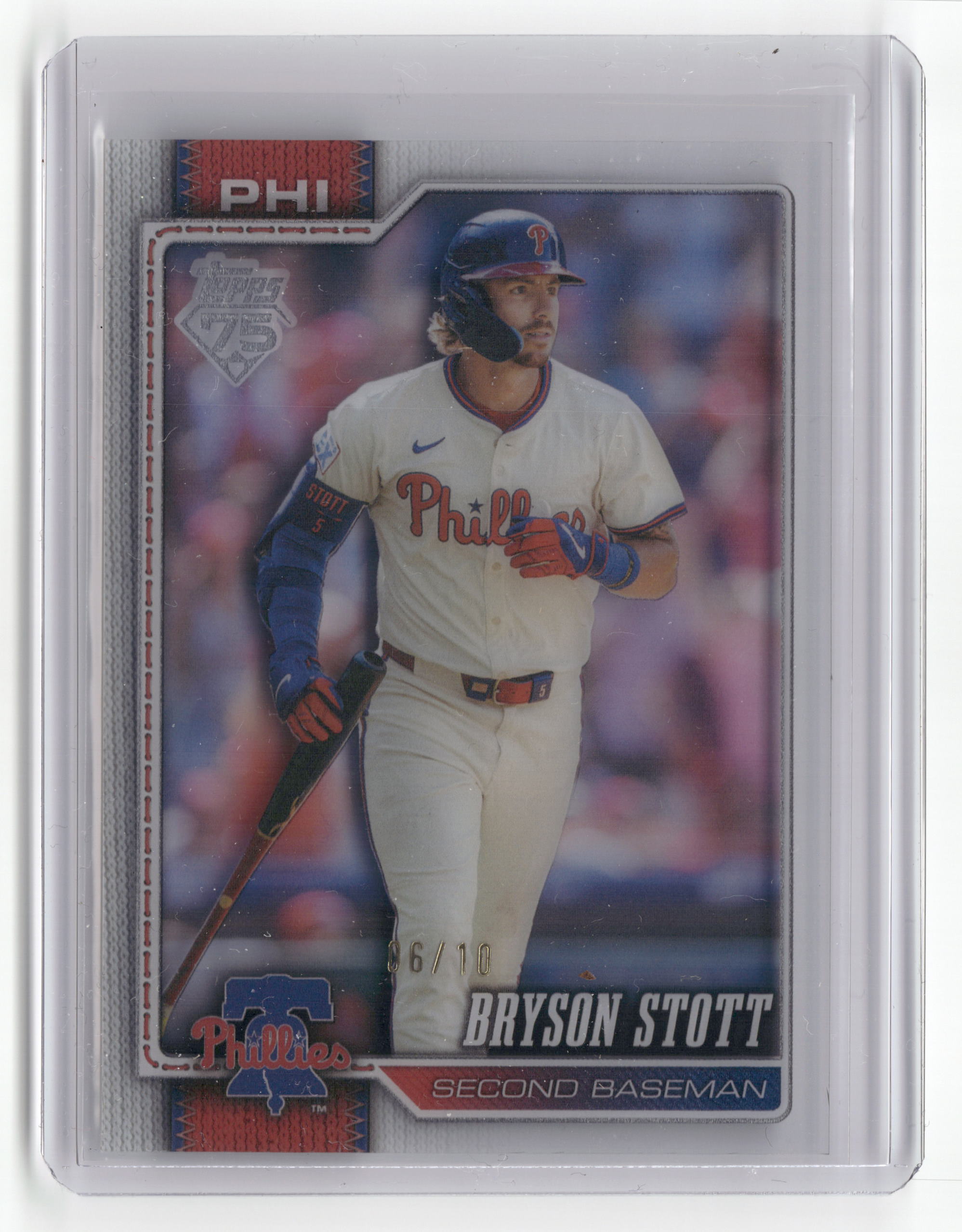 2026 Topps #562 Bryson Stott Clear #/10