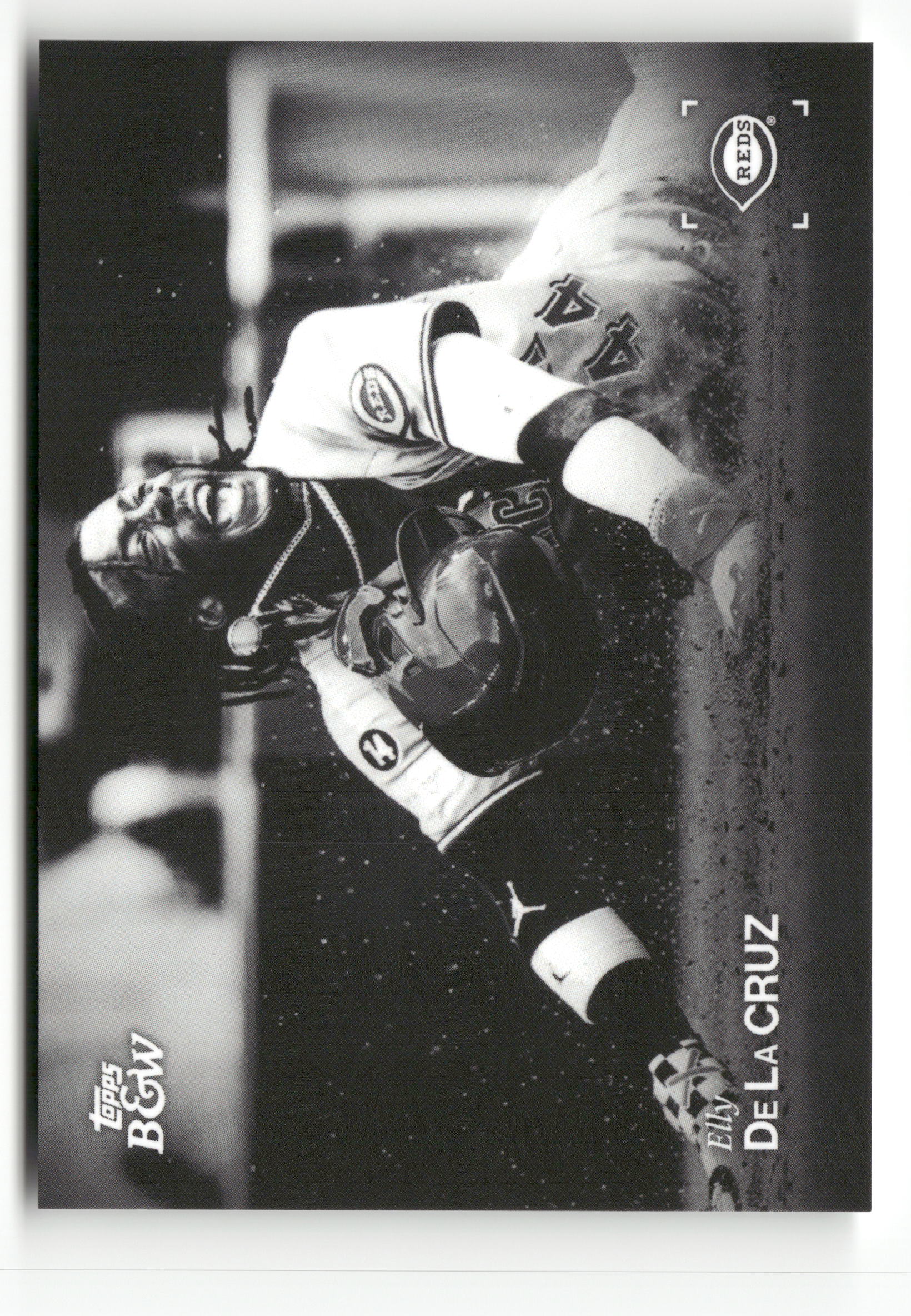2025 Topps Black & White #71-SP Elly De La Cruz Image Variation Short Prints