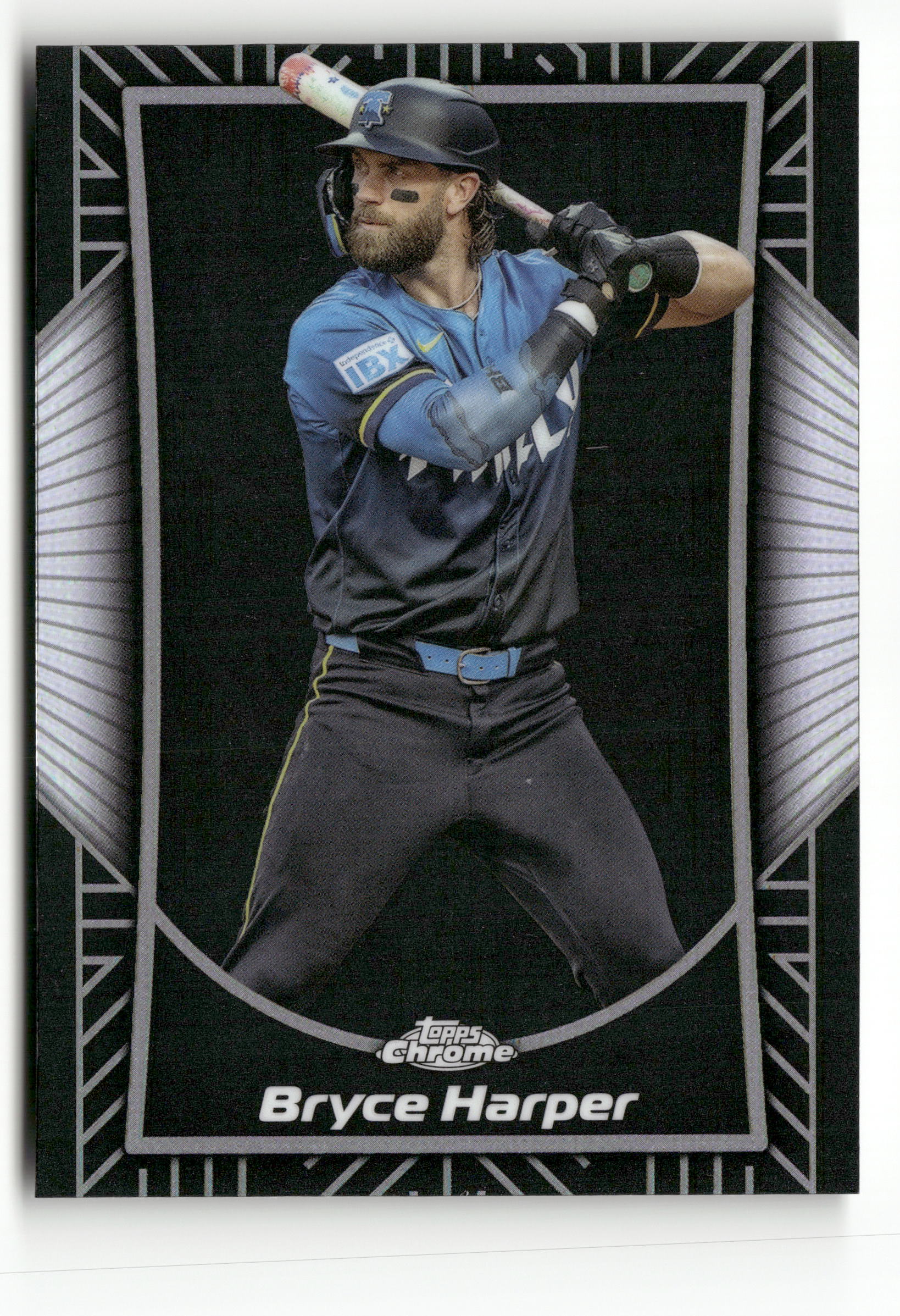 2025 Topps Chrome #SE-4 Bryce Harper Shadow Etch SP