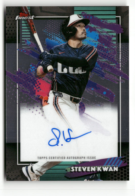 2026 Finest #FA-SK Steven Kwan Finest Autographs