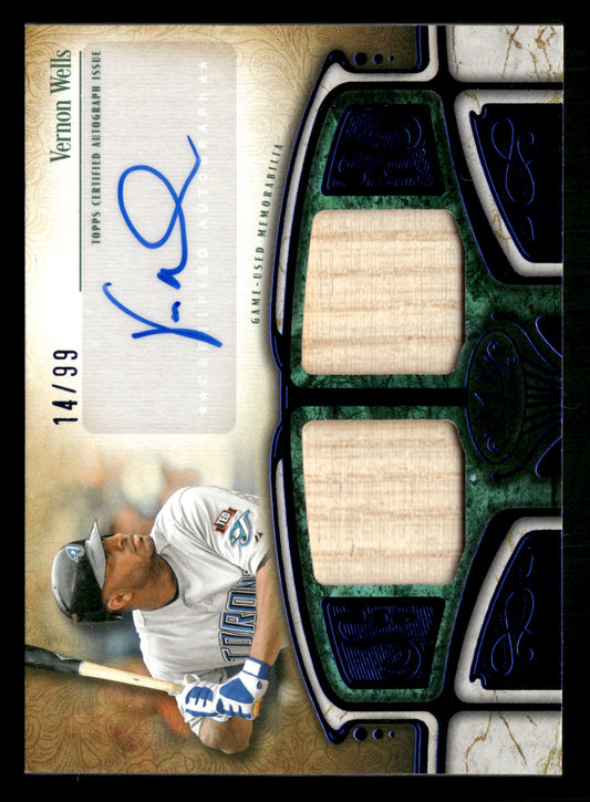 2026 Tier One #AT1R-VW Vernon Wells Autographed Tier One Relics #/99