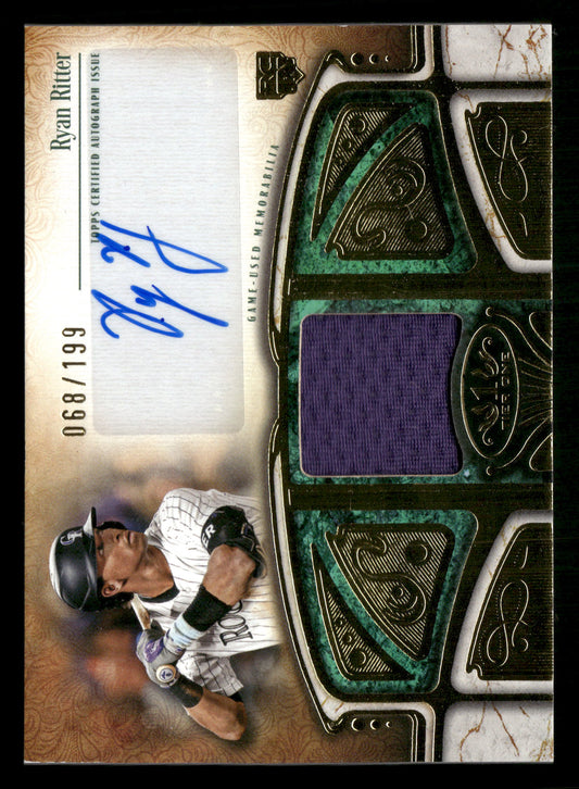 2026 Tier One #AT1R-RR Ryan Ritter Autographed Tier One Relics #/199