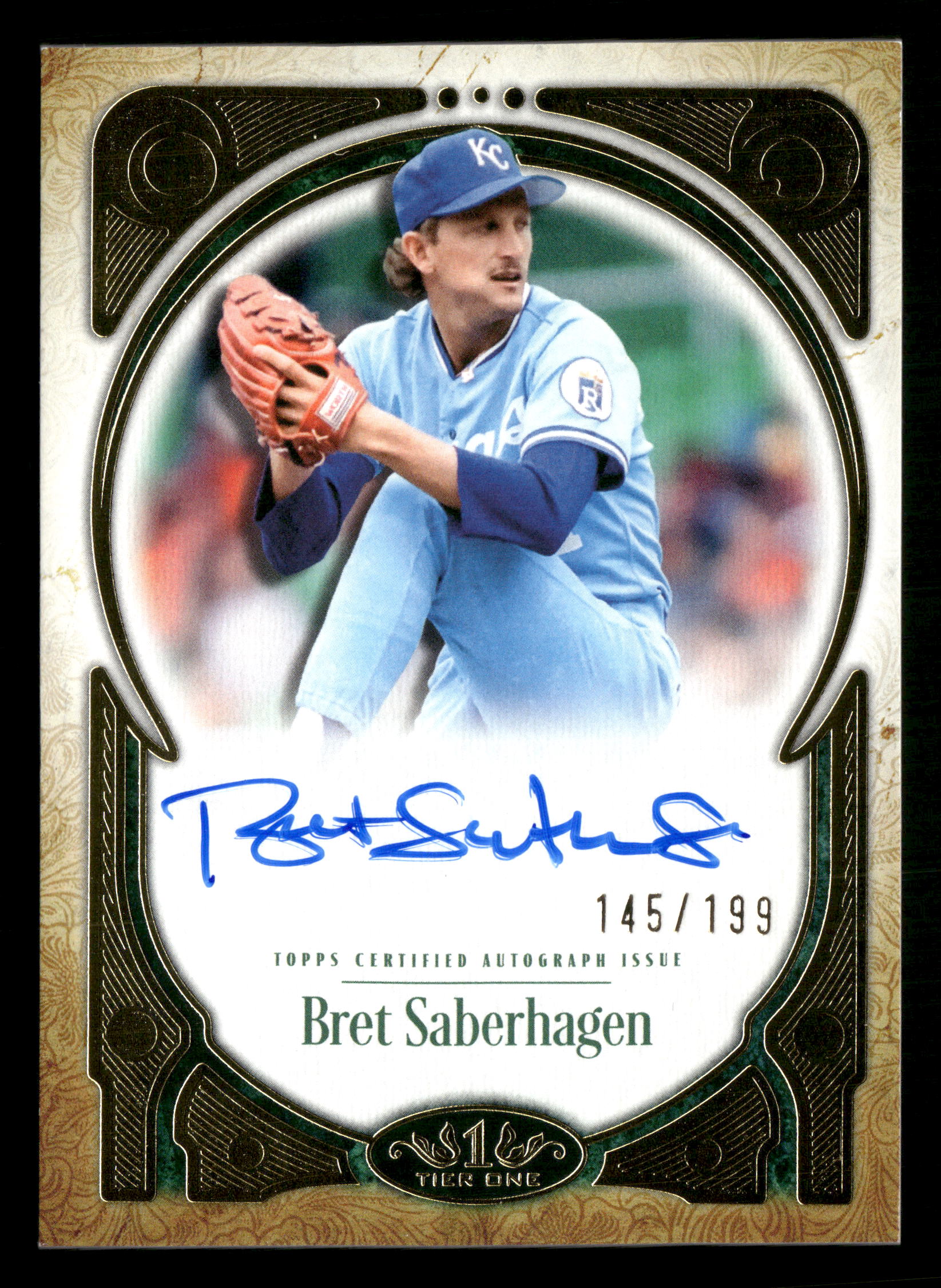 2026 Topps Tier One #PPA-BS Bret Saberhagen Prime Performers Autographs #/199