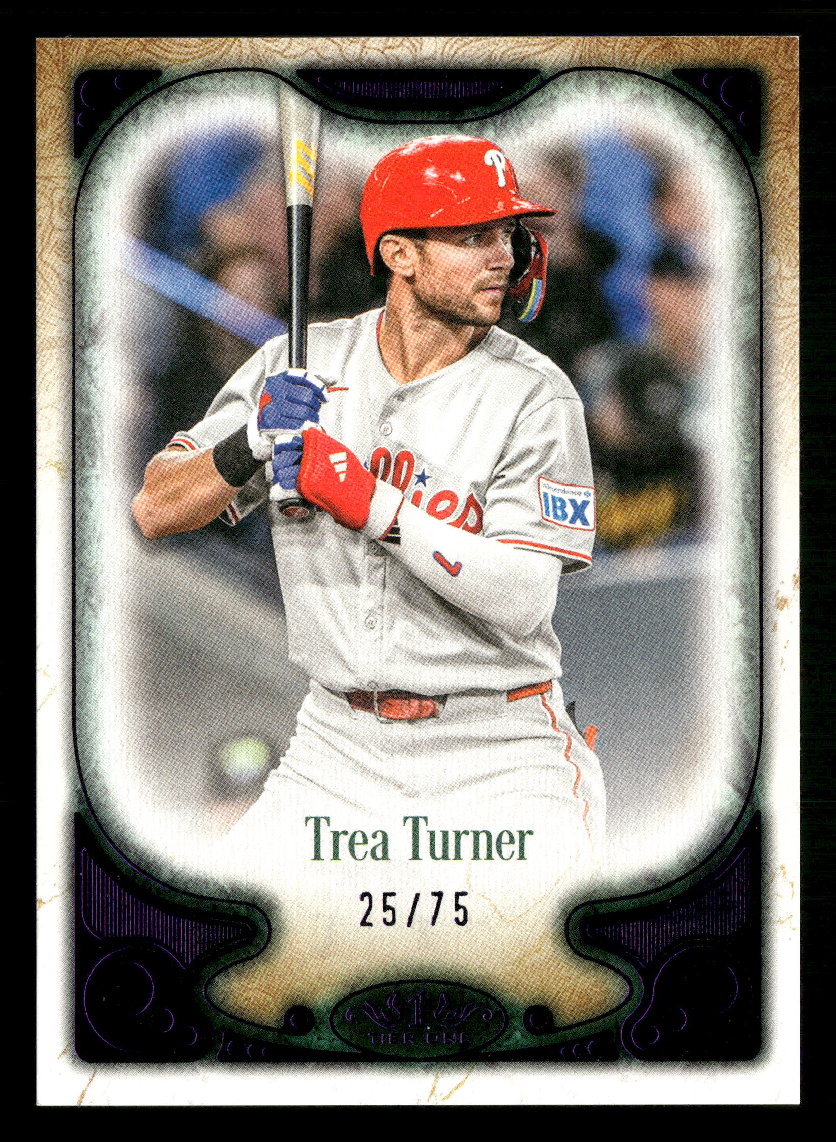 2026 Topps Tier One #54 Trea Turner Purple #/75