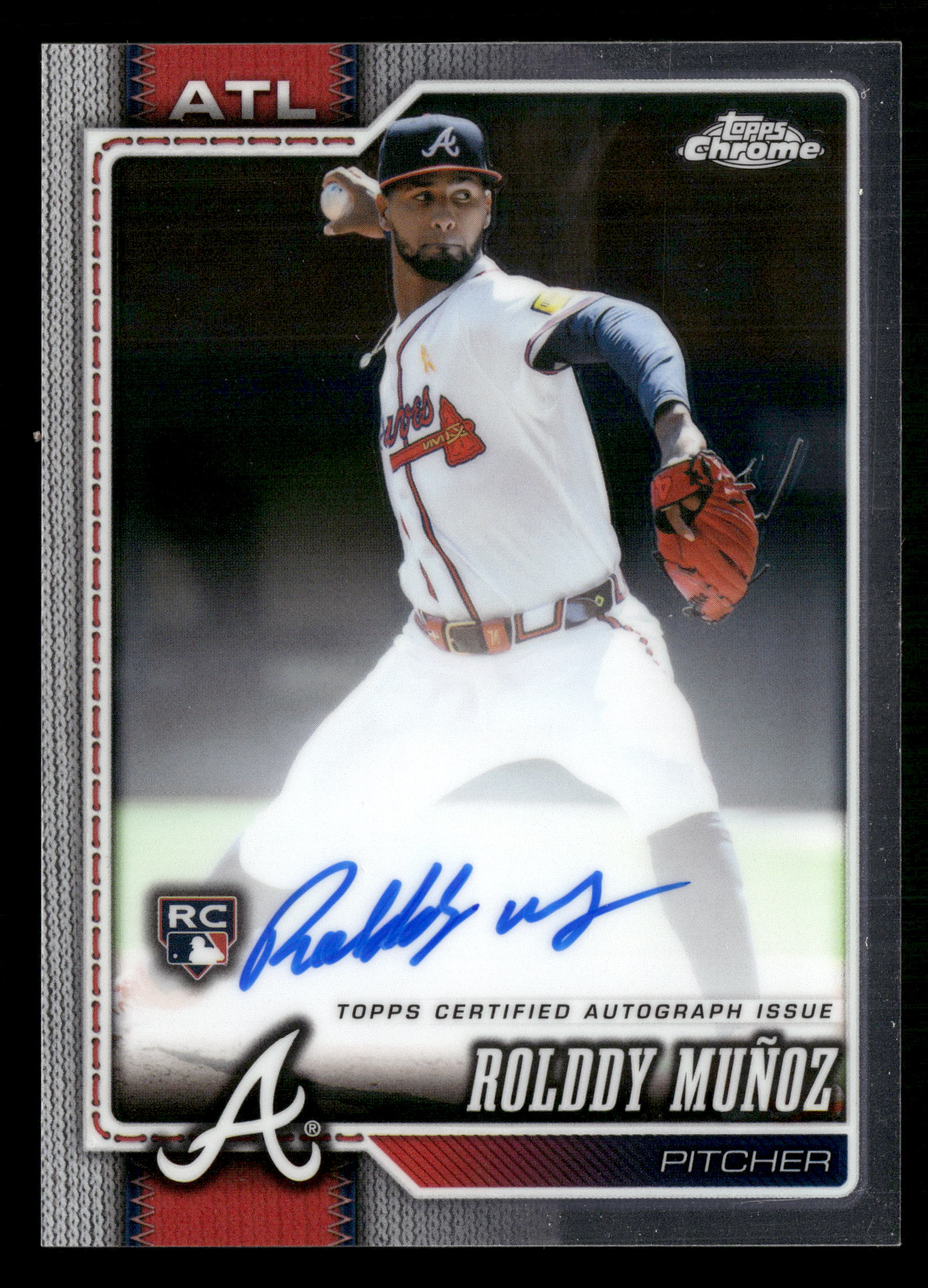 2026 Topps Chrome #RA-RM Rolddy Muñoz Rookie Autographs