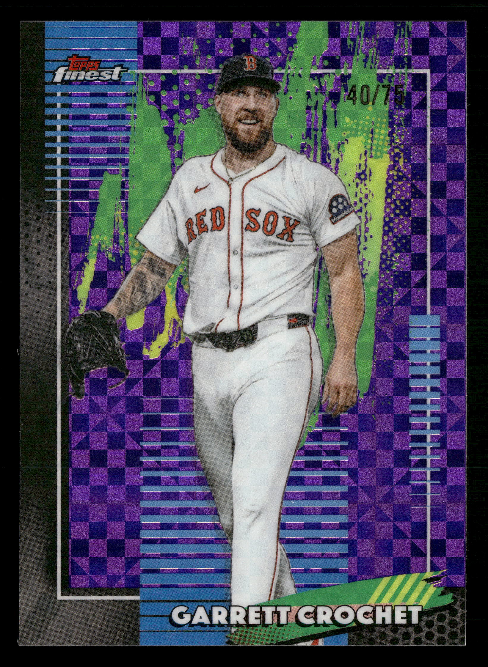 2026 Finest #29 Garrett Crochet Purple X-Fractors #/75