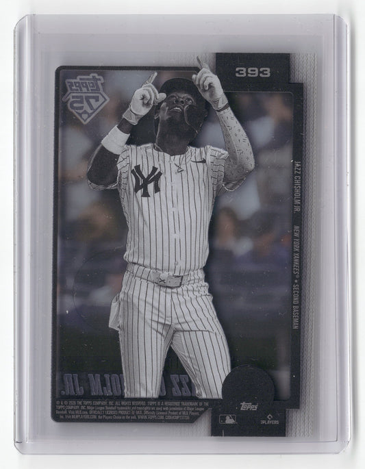 2026 Topps #393 Jazz Chisholm Jr. Clear #/10