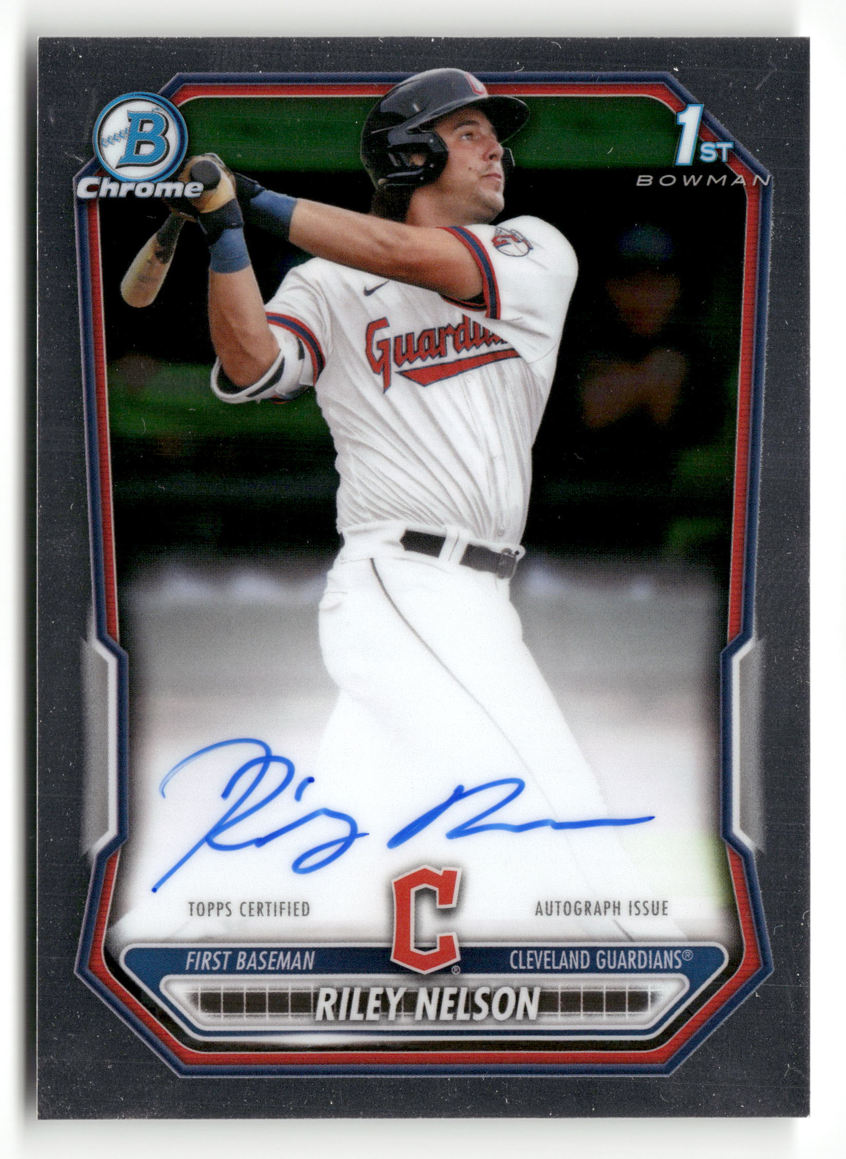 2026 Bowman #CPA-RN Riley Nelson Chrome Prospect Autographs