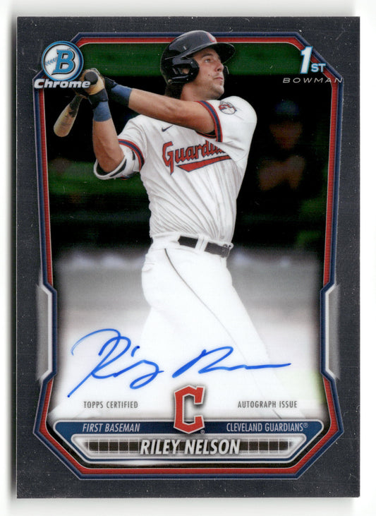 2026 Bowman #CPA-RN Riley Nelson Chrome Prospect Autographs