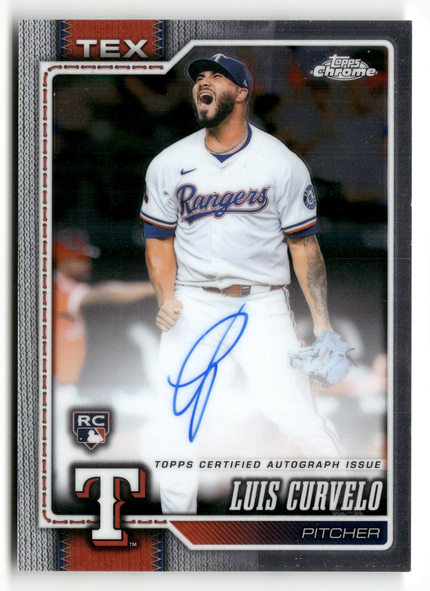 2026 Topps Chrome #RA-LC Luis Curvelo Rookie Autographs