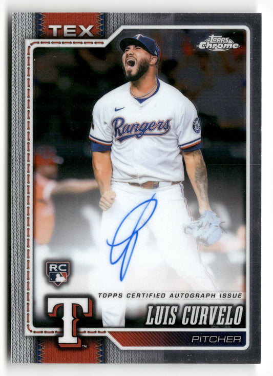 2026 Topps Chrome #RA-LC Luis Curvelo Rookie Autographs