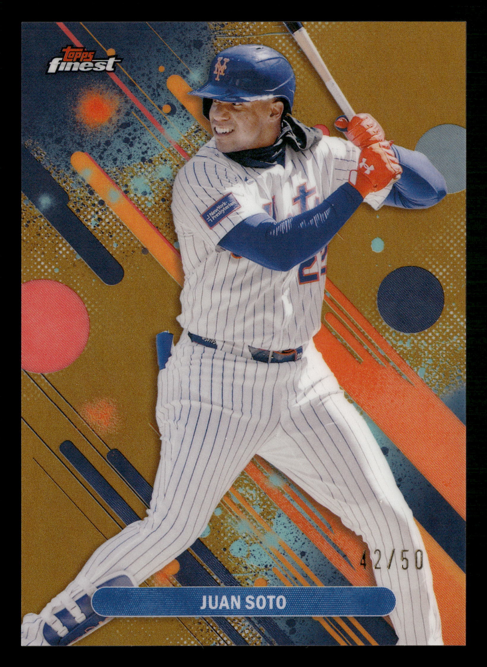2025 Finest #39 Juan Soto Gold Refractors #/50