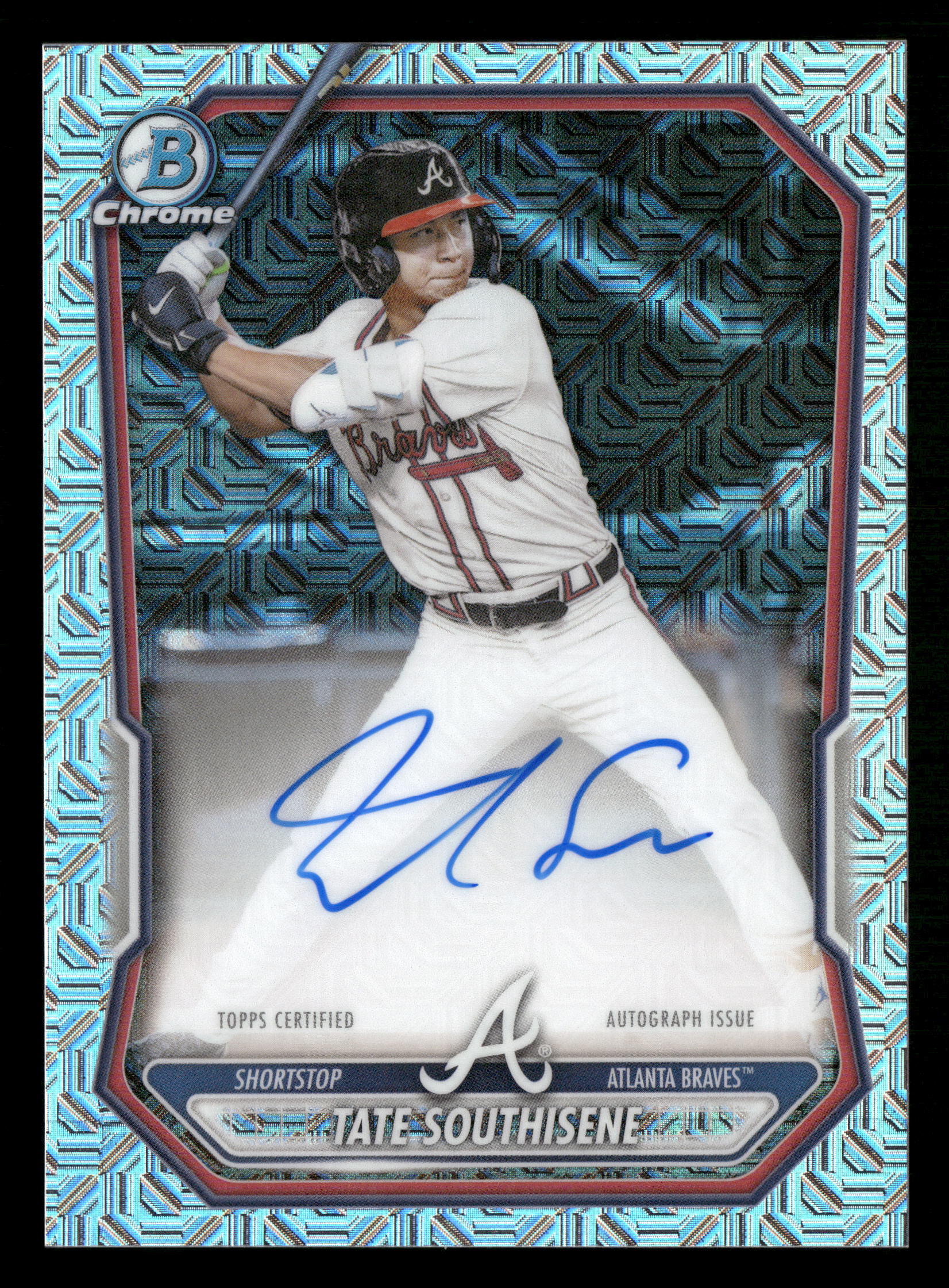 2026 Bowman #BMA-TS Tate Southisene Chrome Autographs Mojo Refractors