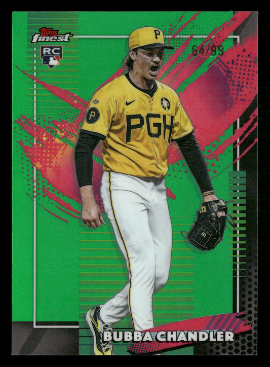 2026 Finest #272 Bubba Chandler Green Refractors #/99
