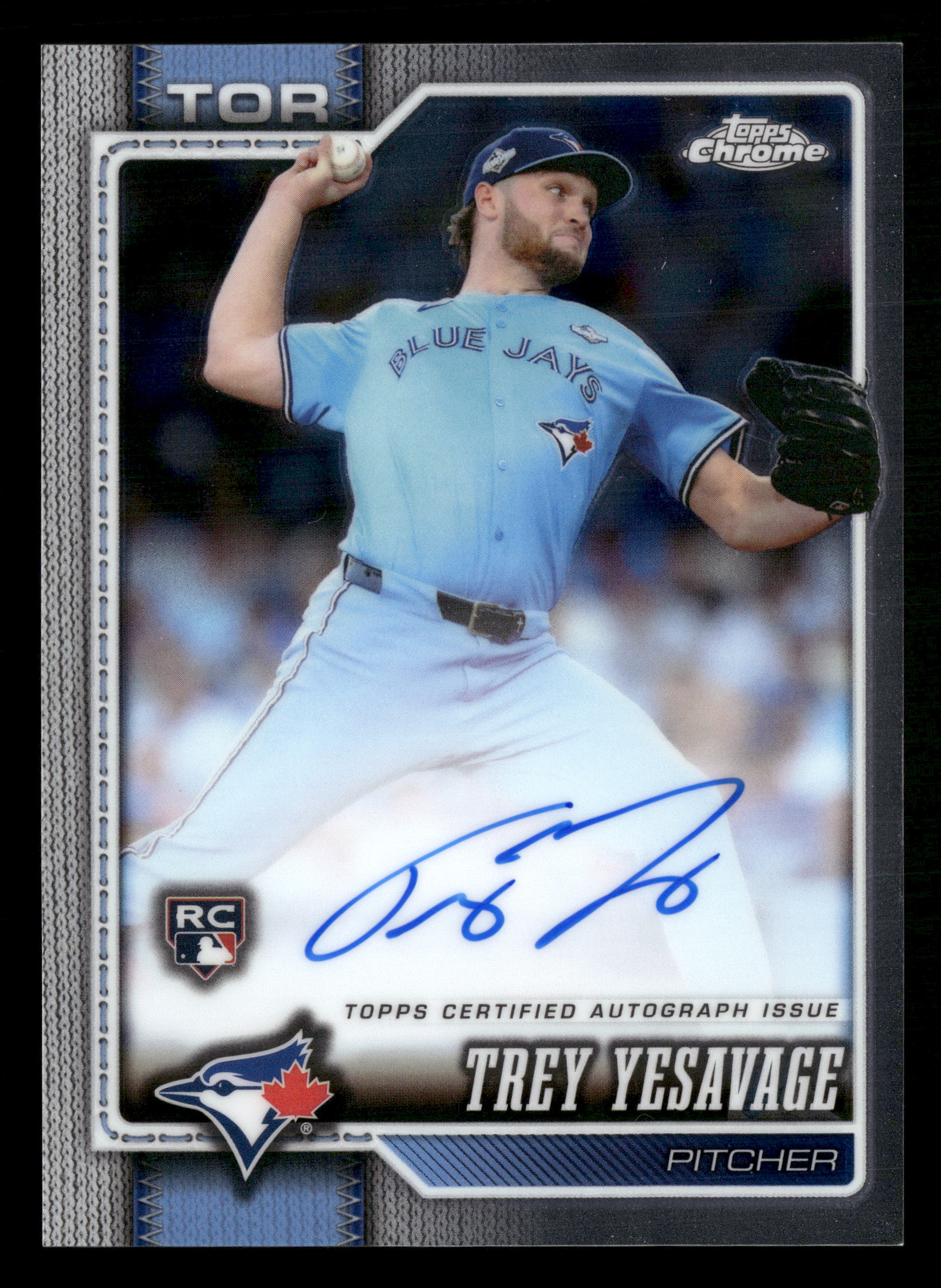 2026 Topps Chrome #RA-TY Trey Yesavage Rookie Autographs
