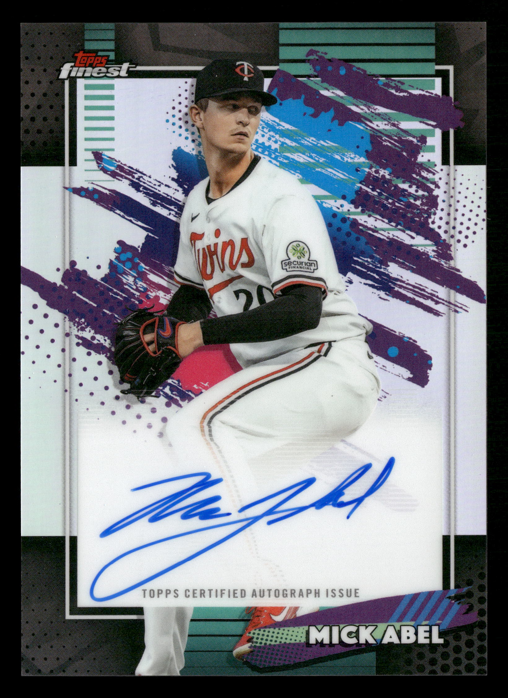 2026 Finest #FA-MAB Mick Abel Finest Autographs Refractors