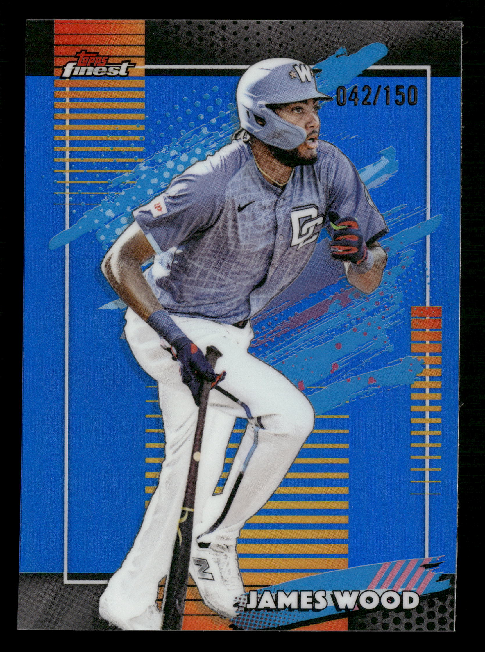 2026 Finest #164 James Wood Blue Refractors #/150