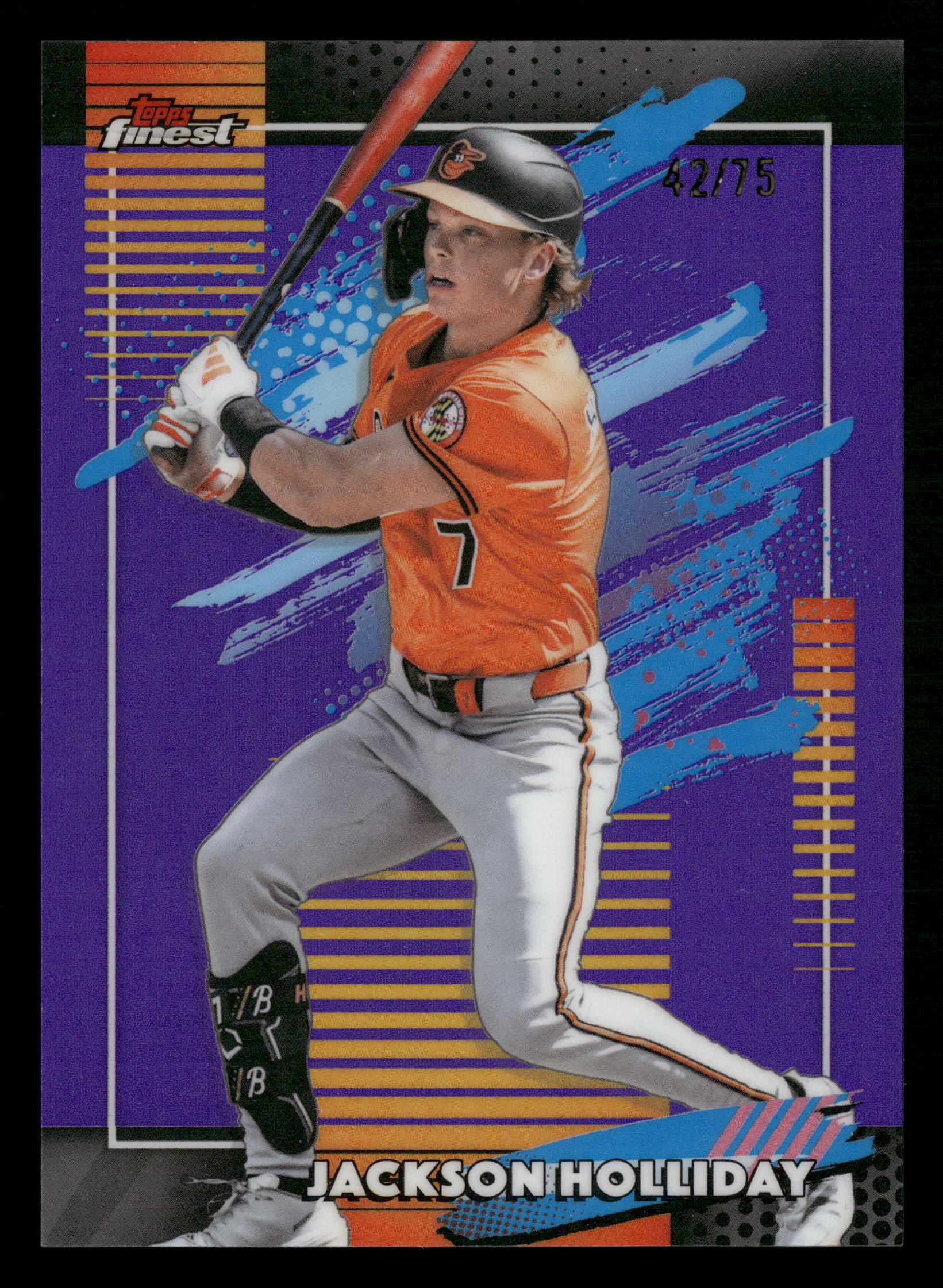 2026 Finest #104 Jackson Holliday Purple Refractors #/75