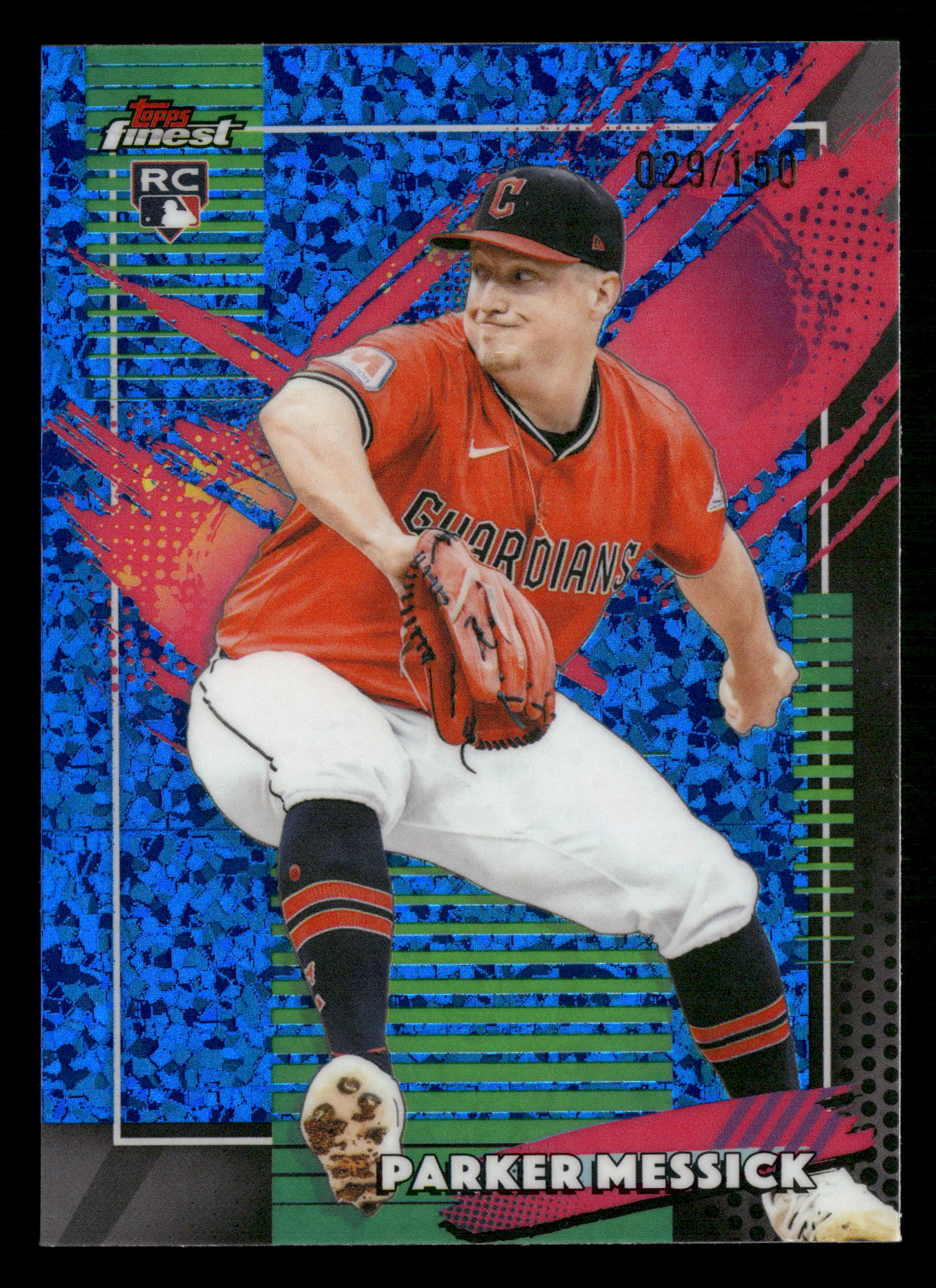 2026 Finest #277 Parker Messick Blue Mini-Diamond Refractors #/150