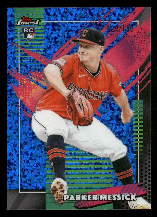 2026 Finest #277 Parker Messick Blue Mini-Diamond Refractors #/150