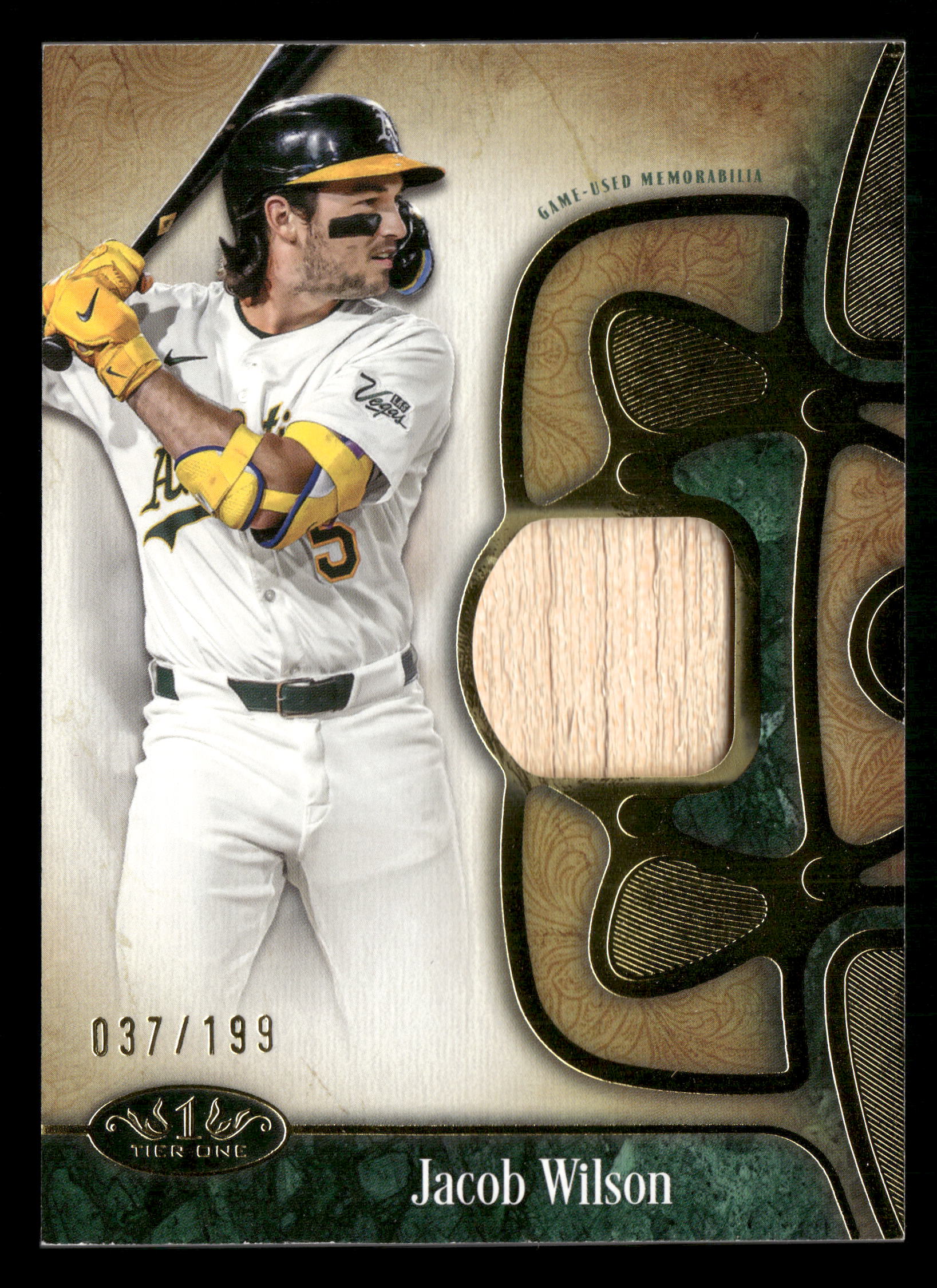 2026 Topps Tier One #T1R-JWI Jacob Wilson Tier One Relics #/199