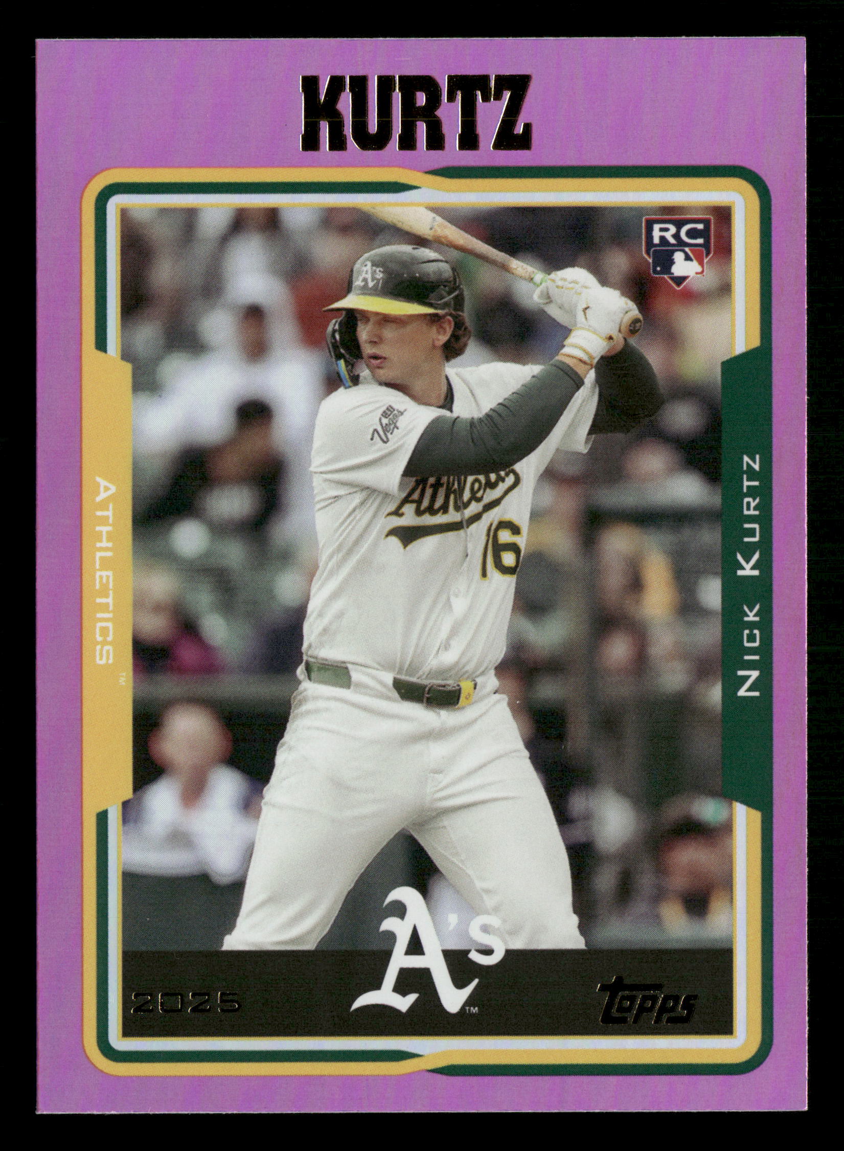 2025 Topps Archives #213 Nick Kurtz Pink Foilboard