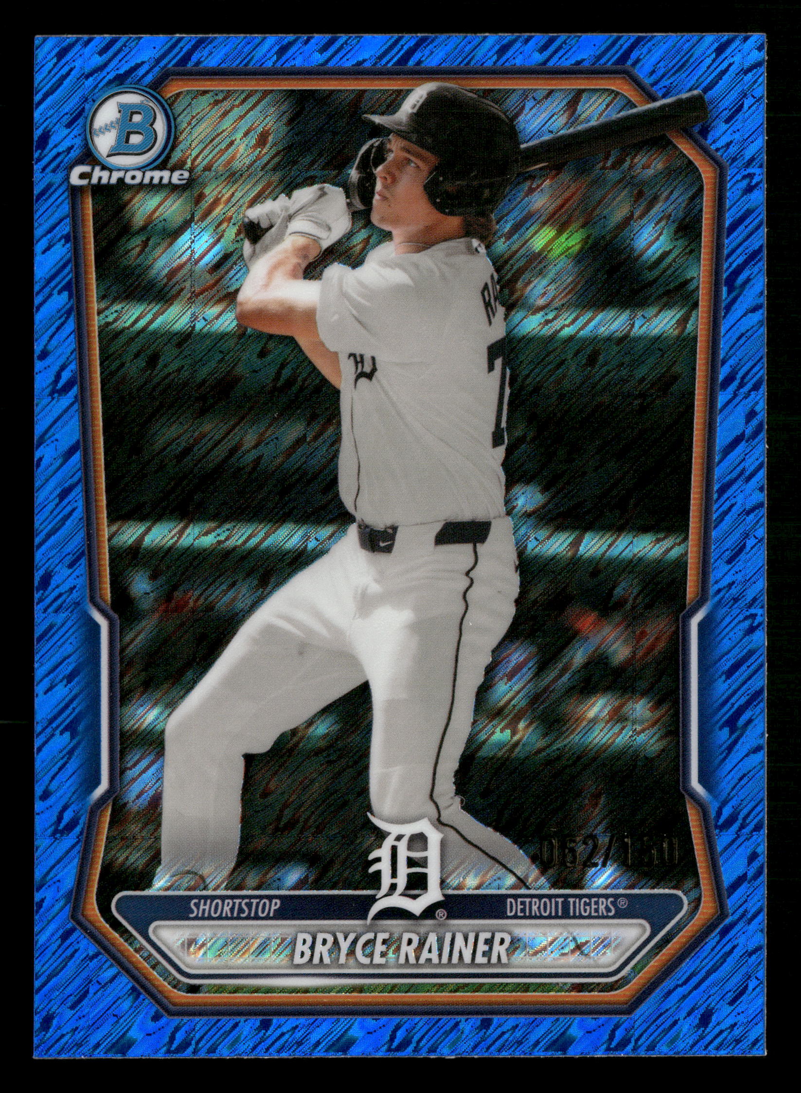 2026 Bowman #BCP-99 Bryce Rainer Chrome Prospects Blue Shimmer #/150