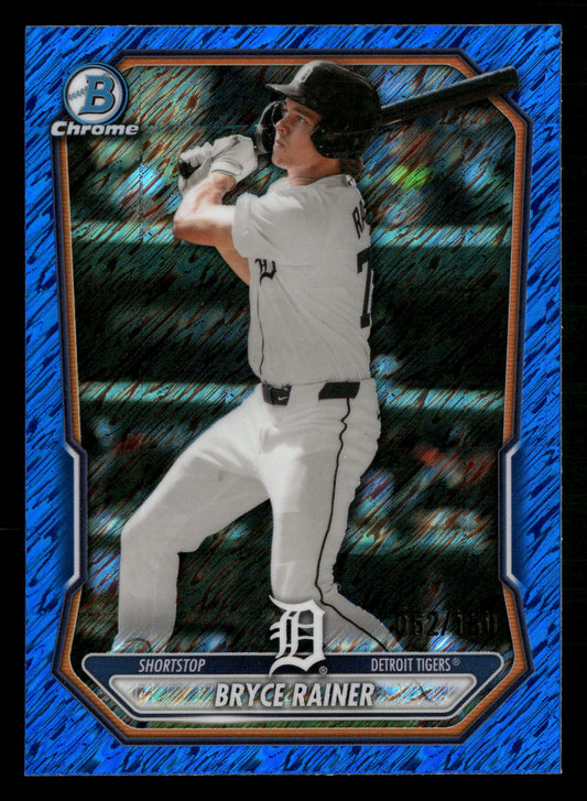 2026 Bowman #BCP-99 Bryce Rainer Chrome Prospects Blue Shimmer #/150