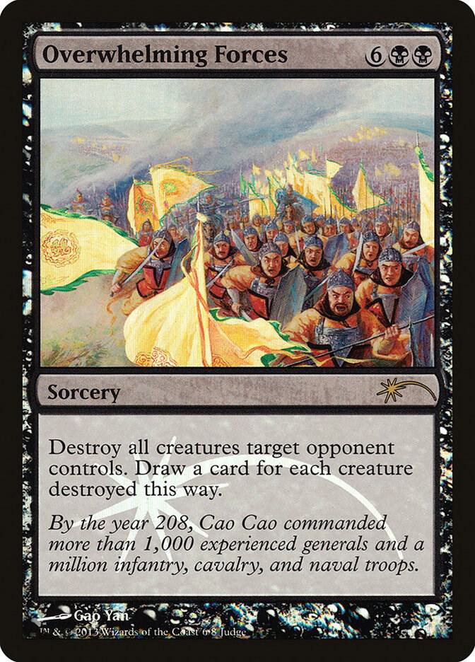 MTG Judge Promos 6 Overwhelming Forces P NM Foil