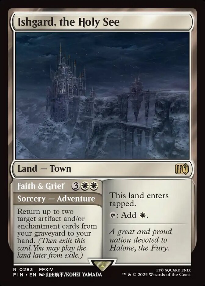 Ishgard the Holy See // Faith & Greif 283 (FINAL FANTASY)  - Foil