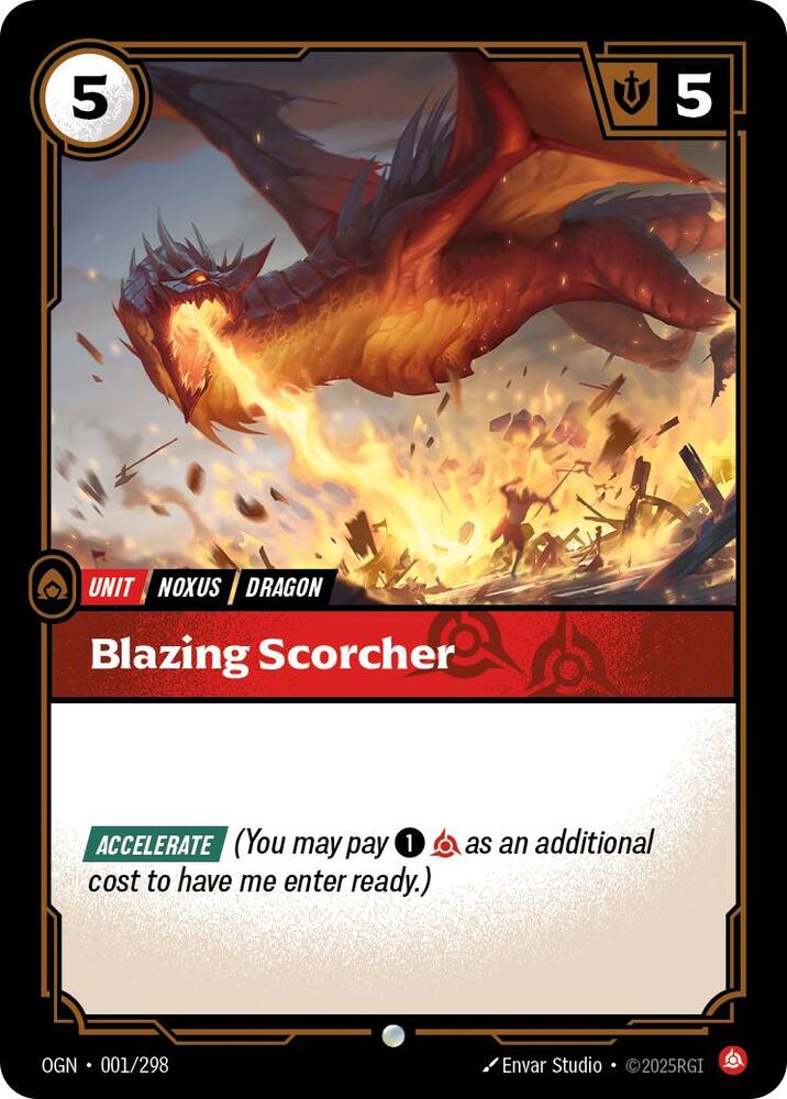 Blazing Scorcher 001/298 (Origins)  - Foil