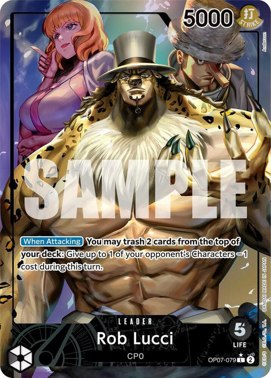 Rob Lucci OP07-079 (500 Years in the Future)  - Alternate Art Foil
