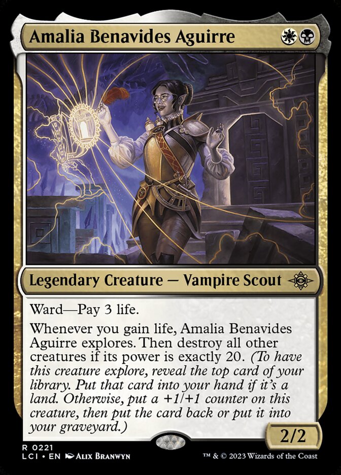 Amalia Benavides Aguirre 221/291 (The Lost Caverns of Ixalan) 