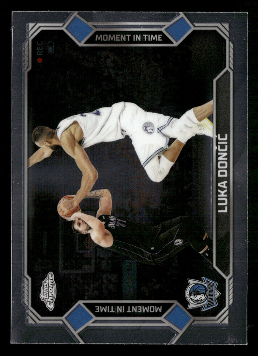 2025-26 Topps Chrome Update #MT-1 Luka Dončić Moment In Time