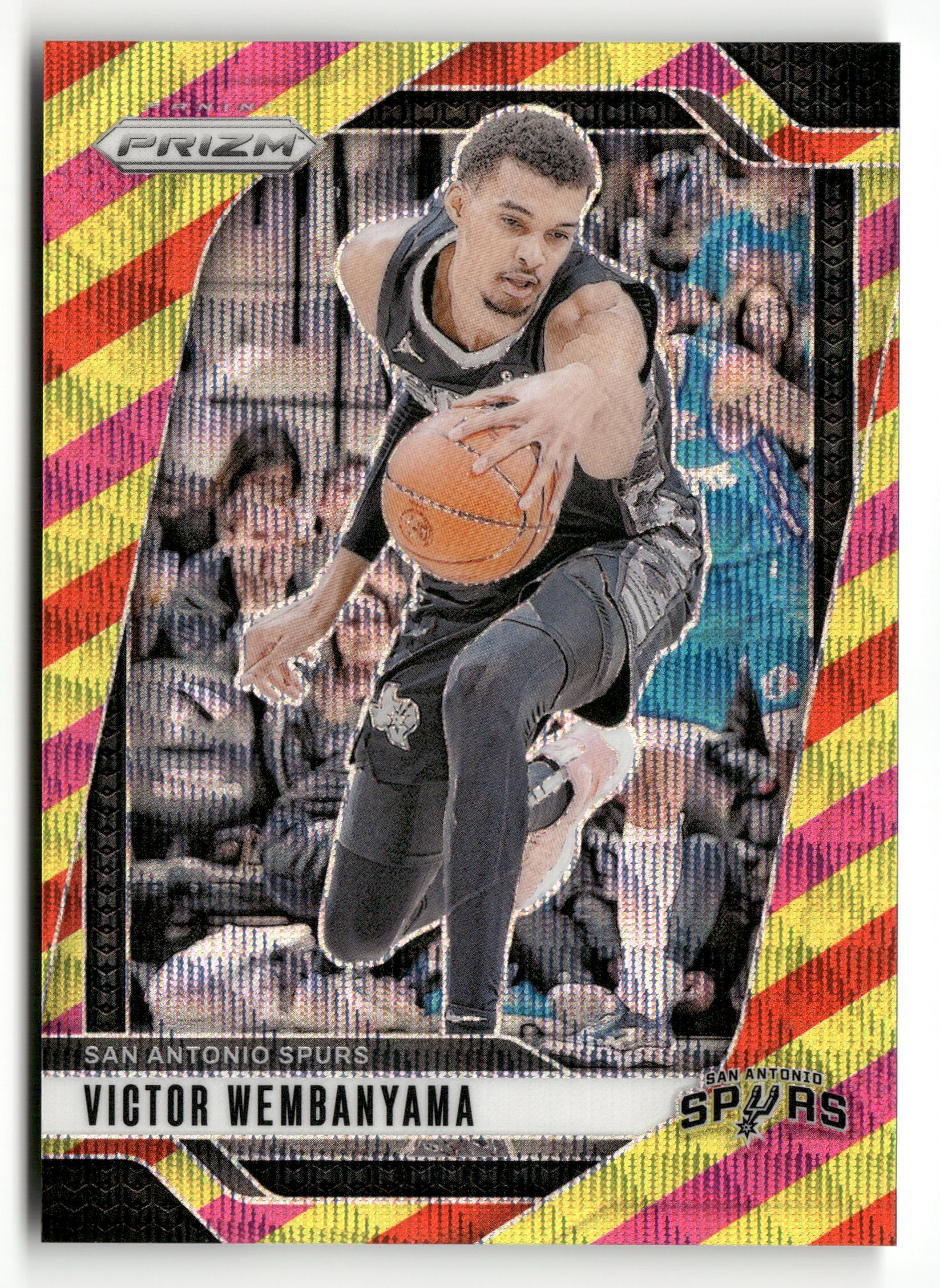 2024-25 Panini Prizm #172 Victor Wembanyama Prizms Multi Wave #/88