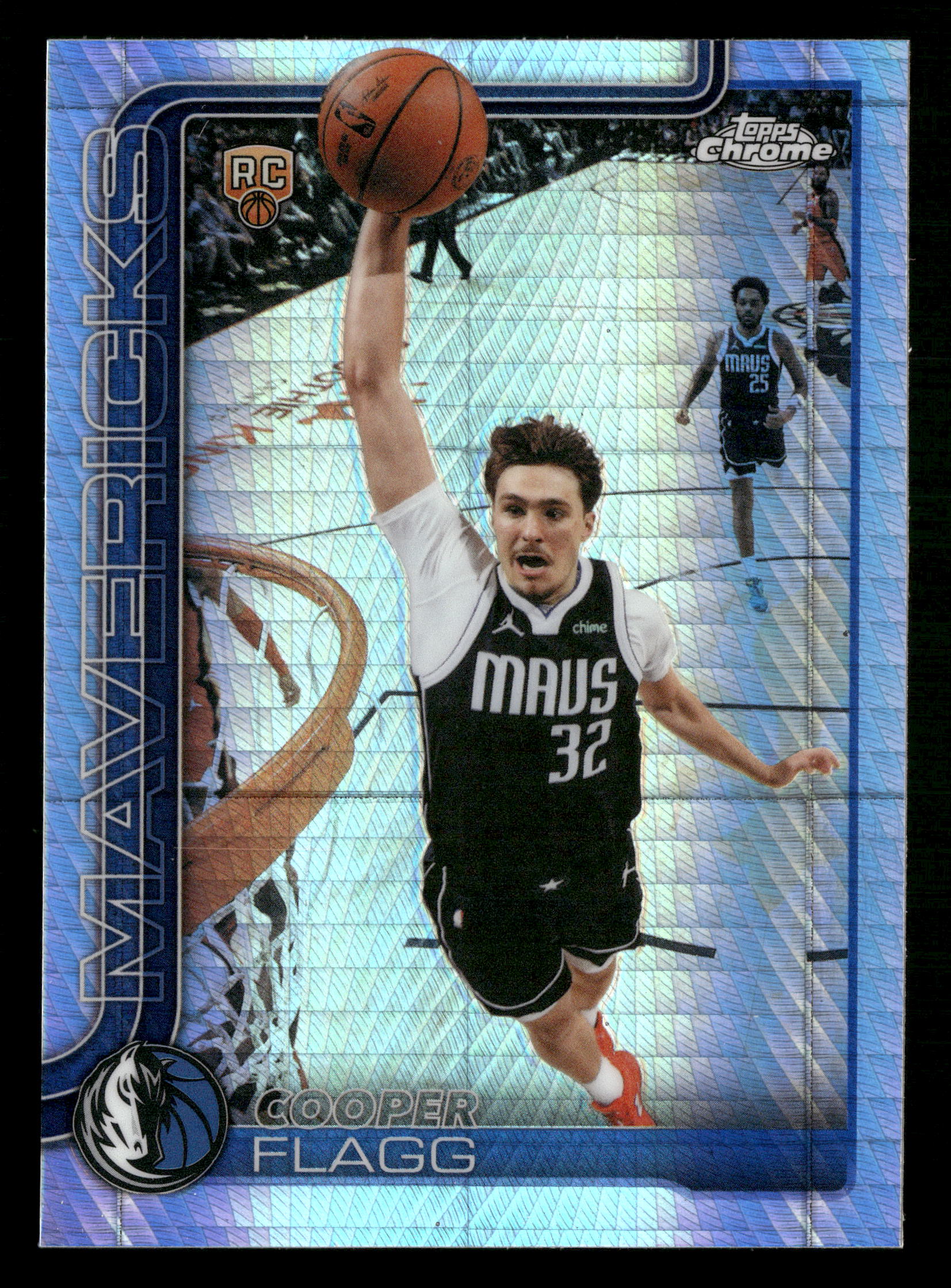 2025-26 Topps Chrome Update #151 Cooper Flagg Wave Refractor